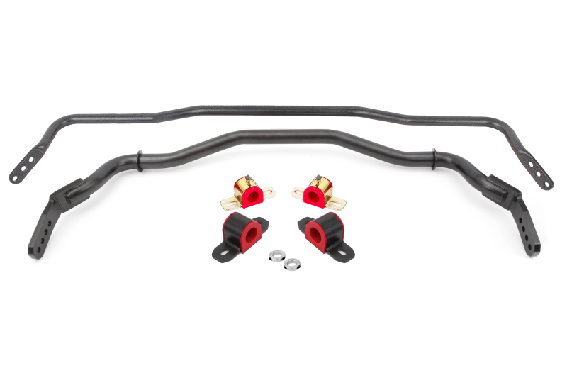 Ford Mustang Sway Bar Kit - Front and Rear - BMR Suspension - SB763 - Black Hammertone - `15-`22 Ford Mustang Sway Bar Kit - Front and Rear - BMR Suspension - SB763 - Black Hammertone - `15-`22